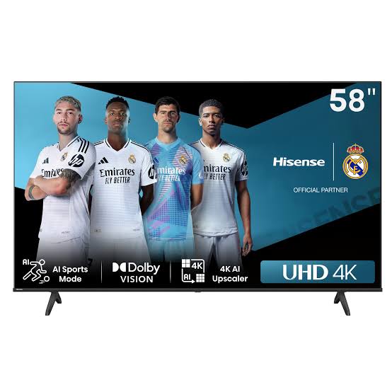 Hisense 58” smart 4k