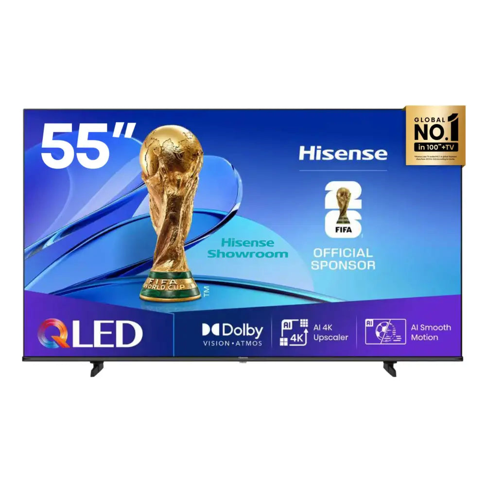Hisense 55” Qled smart tv