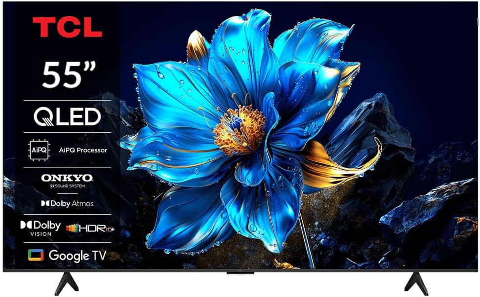 TCL 55” Qled smart tv